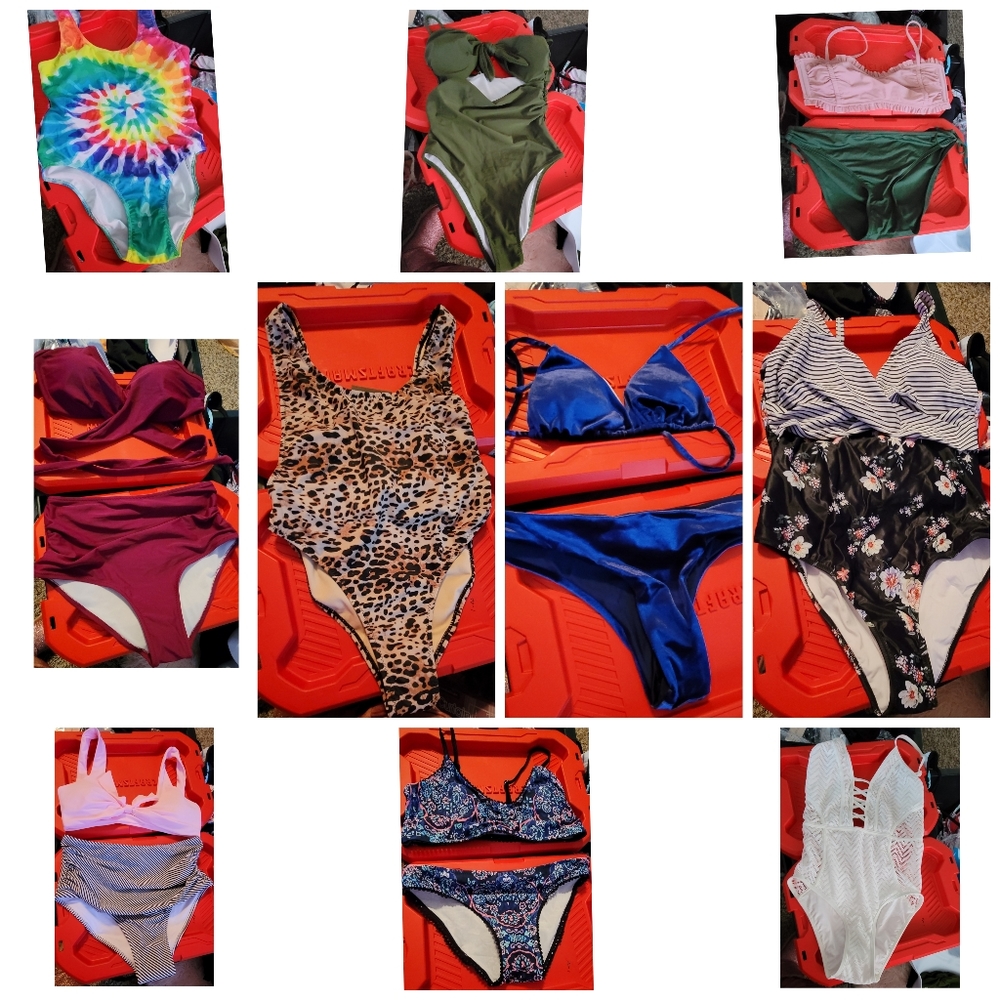 Un Mystery Box Reseller Lot of  10 New Swimsuits